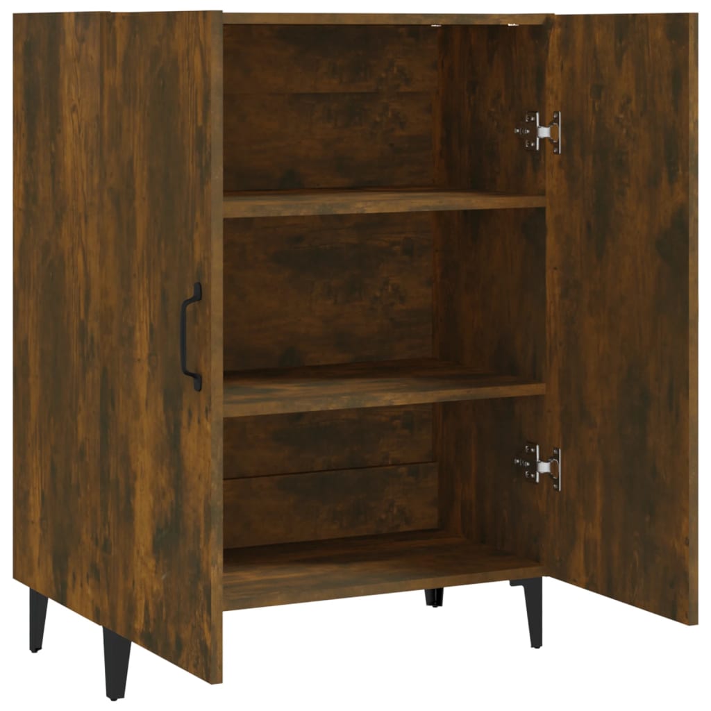 Modern Wooden 2 Door Home Sideboard Storage Cabinet Wood Dining Room Unit