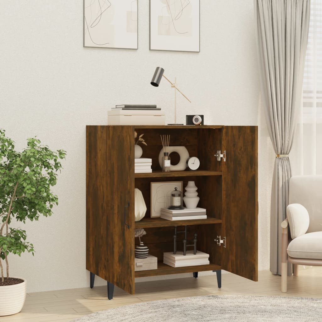 Modern Wooden 2 Door Home Sideboard Storage Cabinet Wood Dining Room Unit