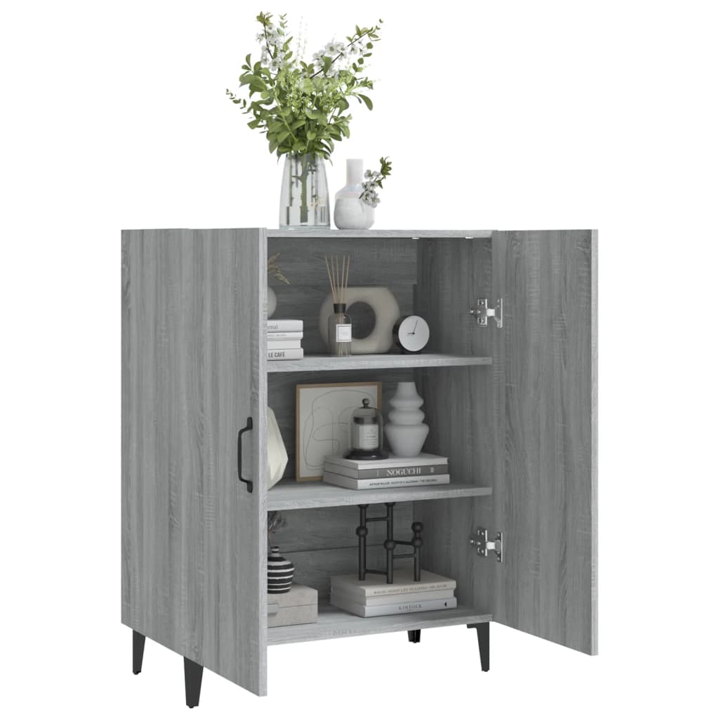 Modern Wooden 2 Door Home Sideboard Storage Cabinet Wood Dining Room Unit