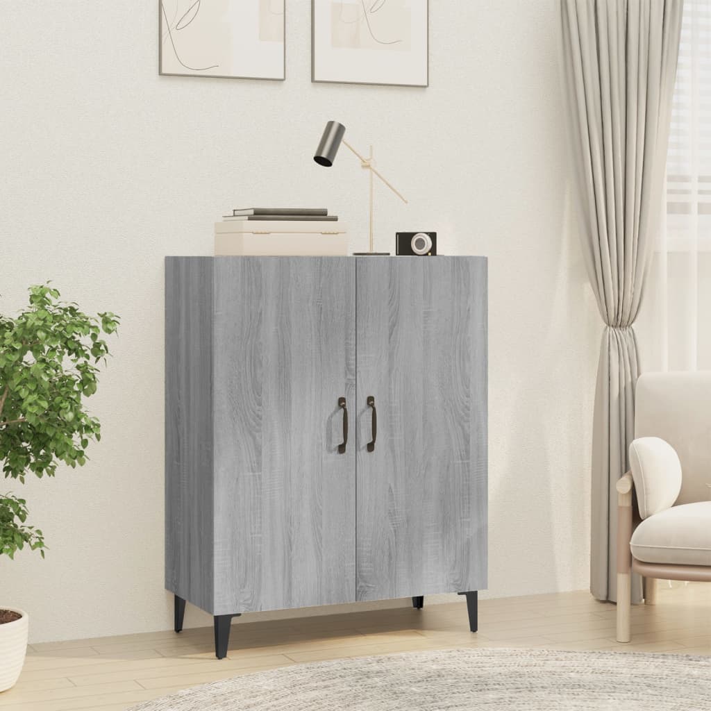 Modern Wooden 2 Door Home Sideboard Storage Cabinet Wood Dining Room Unit
