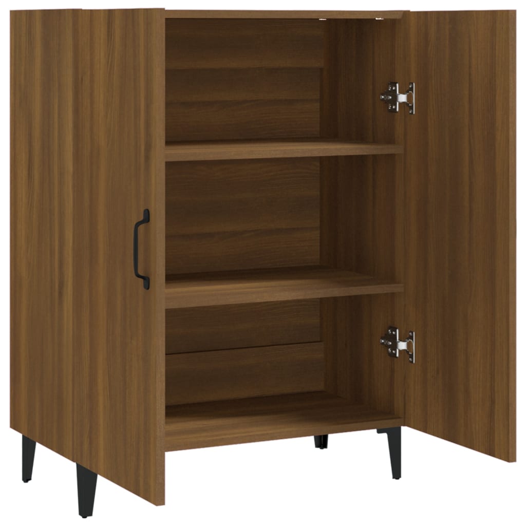 Modern Wooden 2 Door Home Sideboard Storage Cabinet Wood Dining Room Unit