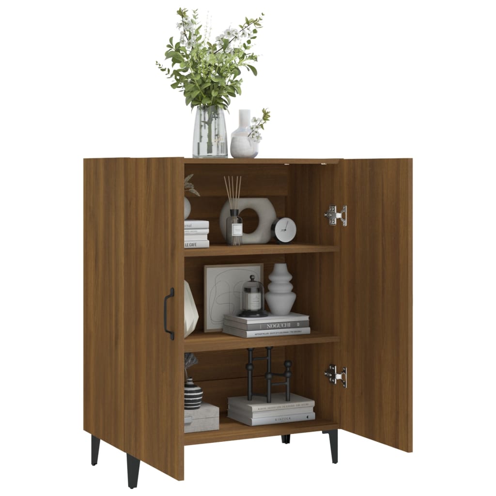 Modern Wooden 2 Door Home Sideboard Storage Cabinet Wood Dining Room Unit