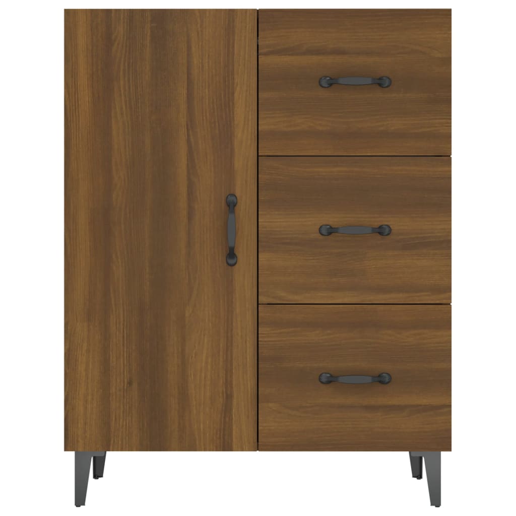 Sideboard Brown Oak 69.5x34x90 cm Engineered Wood