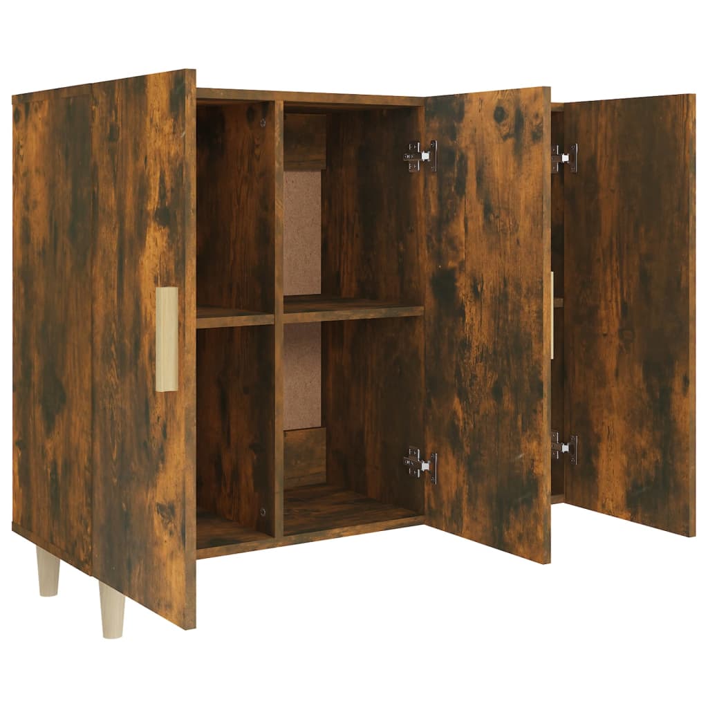 Modern Wooden 3 Door Home Sideboard Storage Cabinet Dining Room Wood Unit