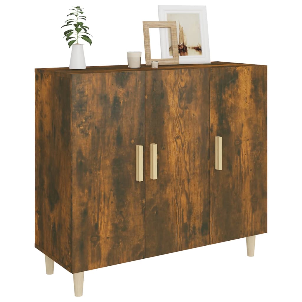 Modern Wooden 3 Door Home Sideboard Storage Cabinet Dining Room Wood Unit