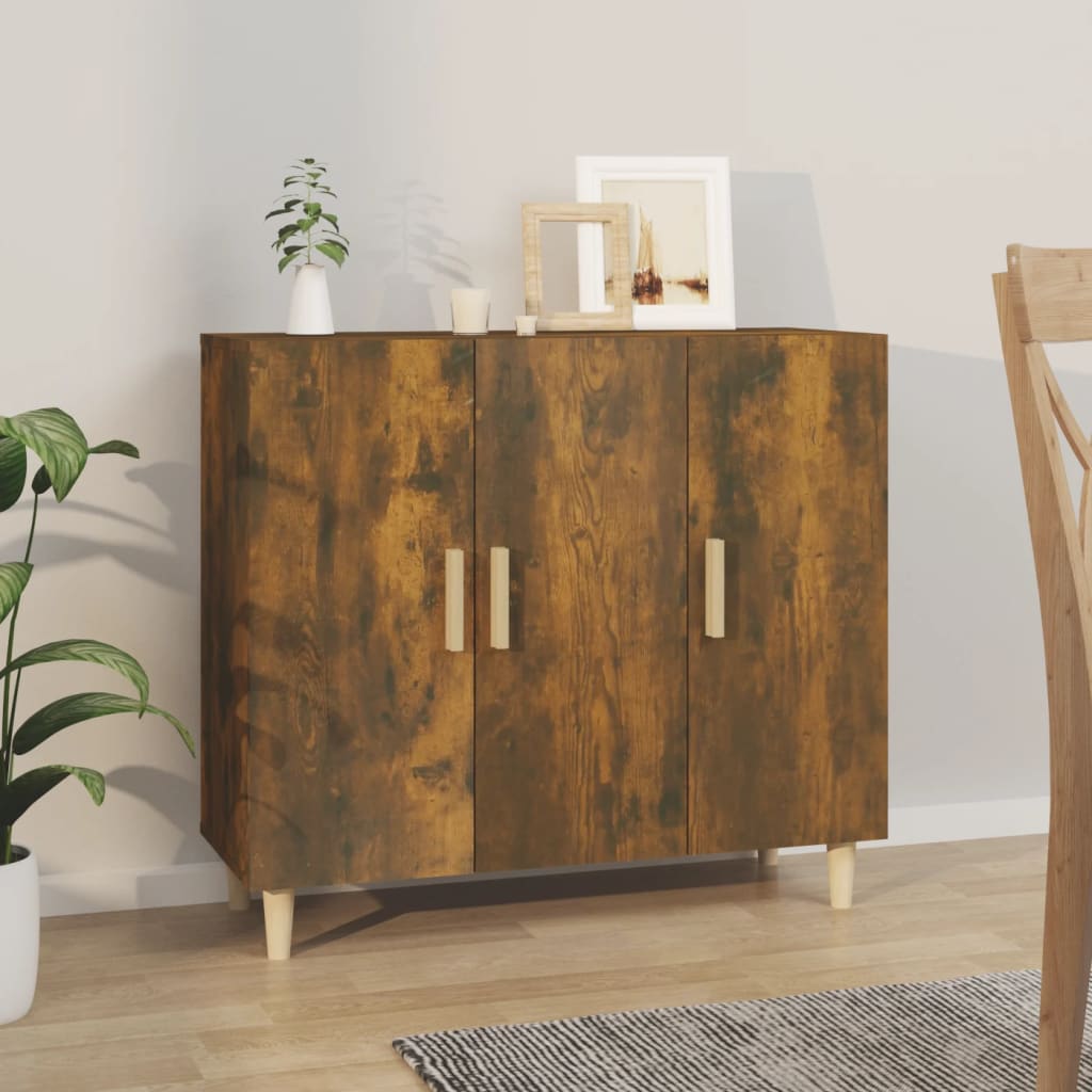 Modern Wooden 3 Door Home Sideboard Storage Cabinet Dining Room Wood Unit