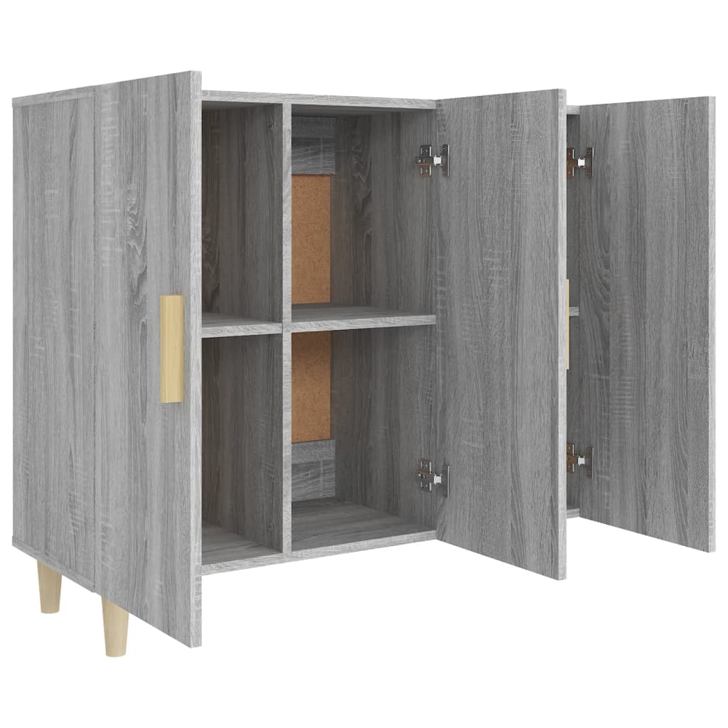 Modern Wooden 3 Door Home Sideboard Storage Cabinet Dining Room Wood Unit