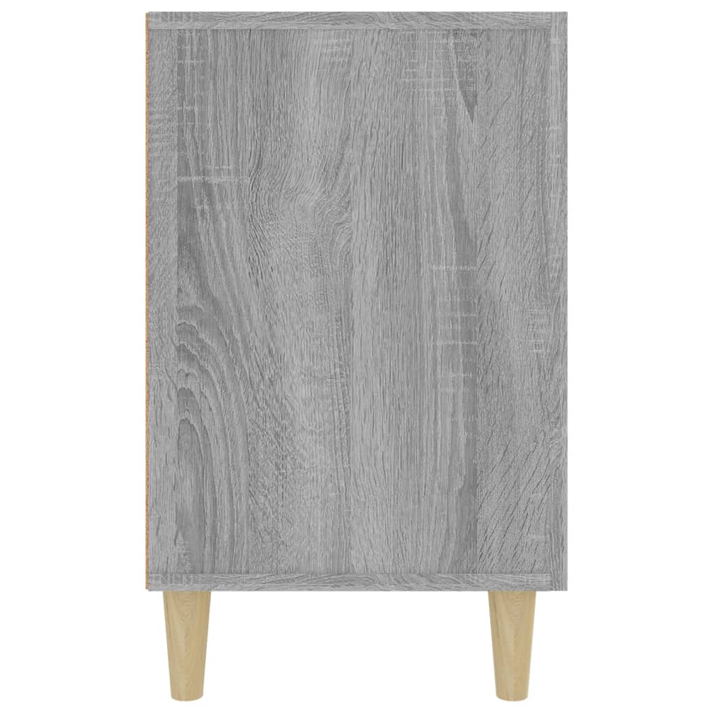 Modern Wooden Sideboard Storage Cabinet Unit With 2 Doors & 2 Drawers Wood