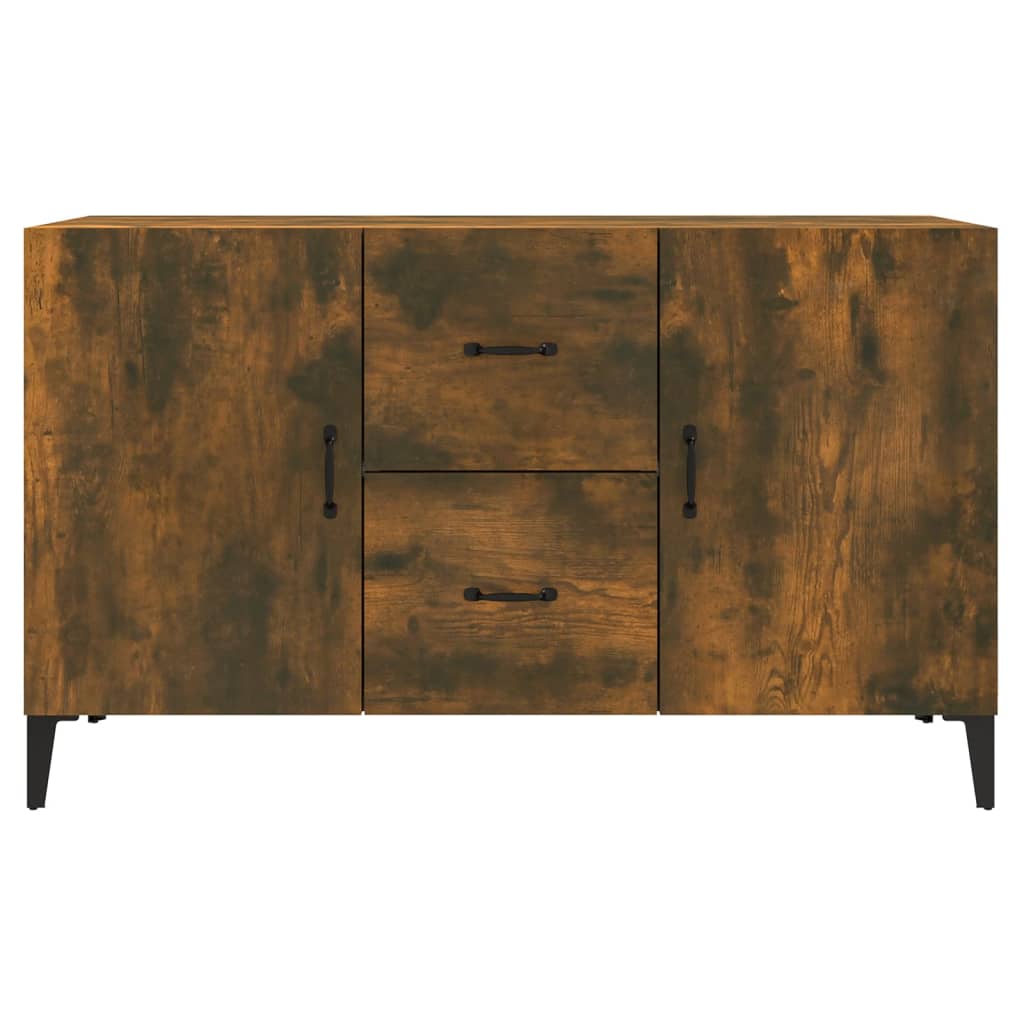 Modern Wooden Sideboard Storage Cabinet Unit With 2 Doors & 2 Drawers Wood