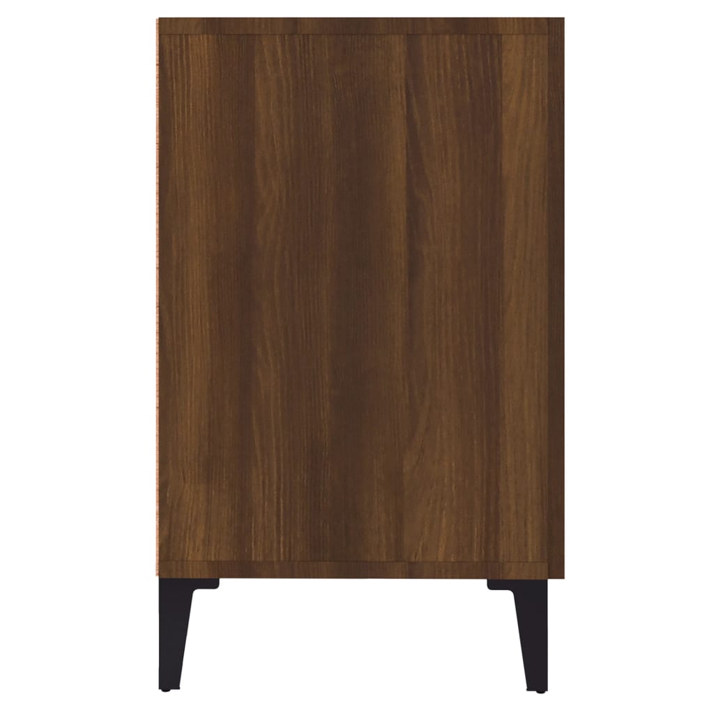 Modern Wooden Sideboard Storage Cabinet Unit With 2 Doors & 2 Drawers Wood