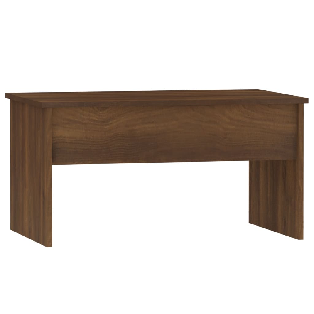 Coffee Table Brown Oak 80x50.5x41.5 cm Engineered Wood