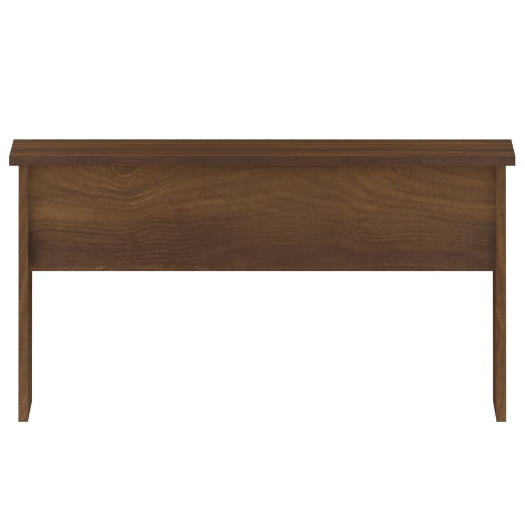 Coffee Table Brown Oak 80x50.5x41.5 cm Engineered Wood