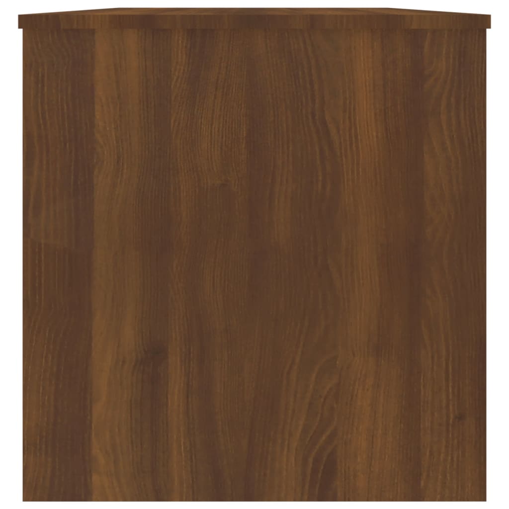 Coffee Table Brown Oak 102x50x52.5 cm Engineered Wood
