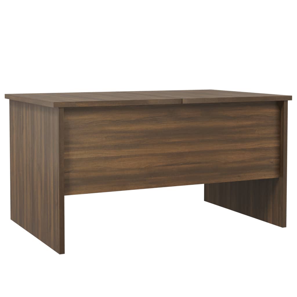 Coffee Table Brown Oak 80x50x42.5 cm Engineered Wood