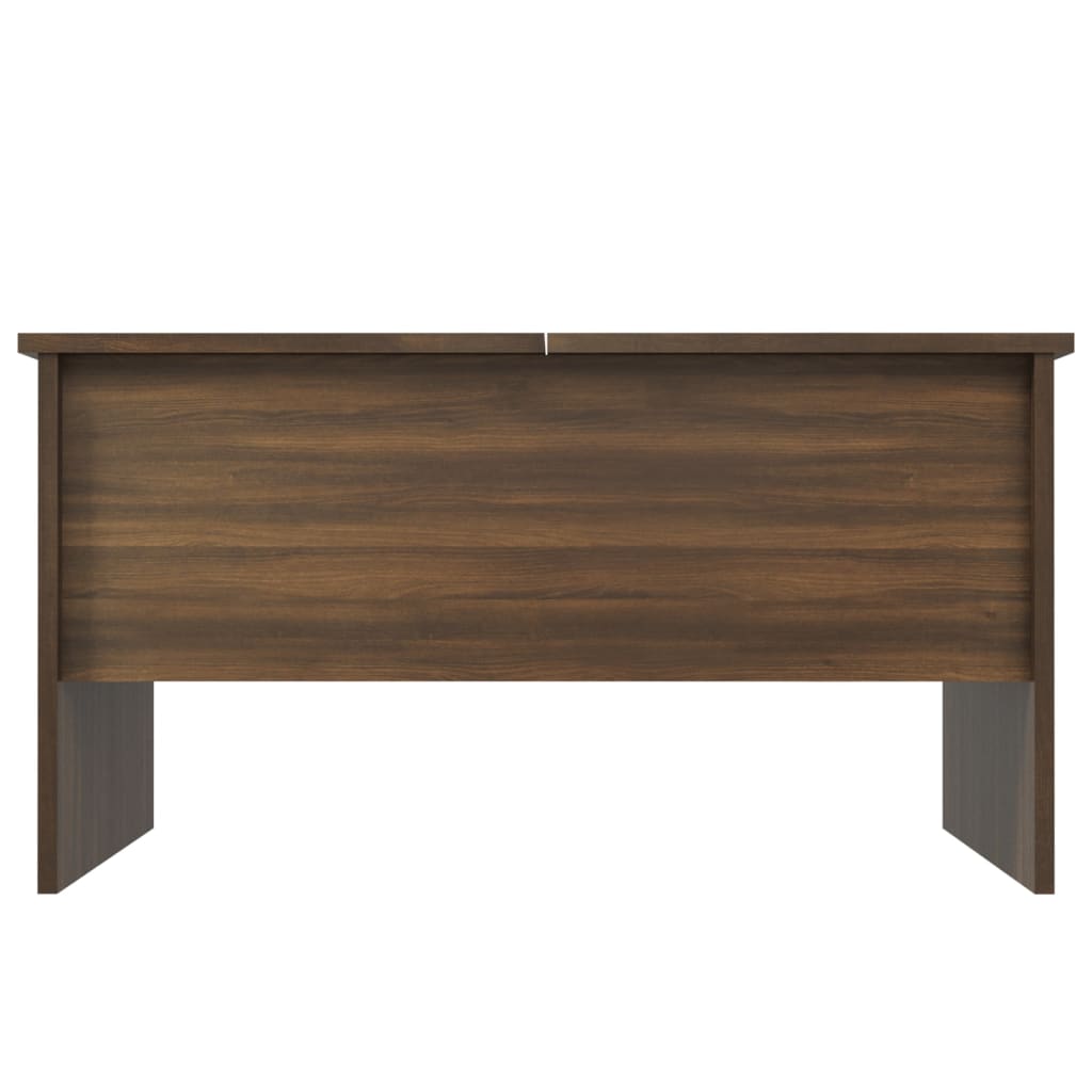 Coffee Table Brown Oak 80x50x42.5 cm Engineered Wood