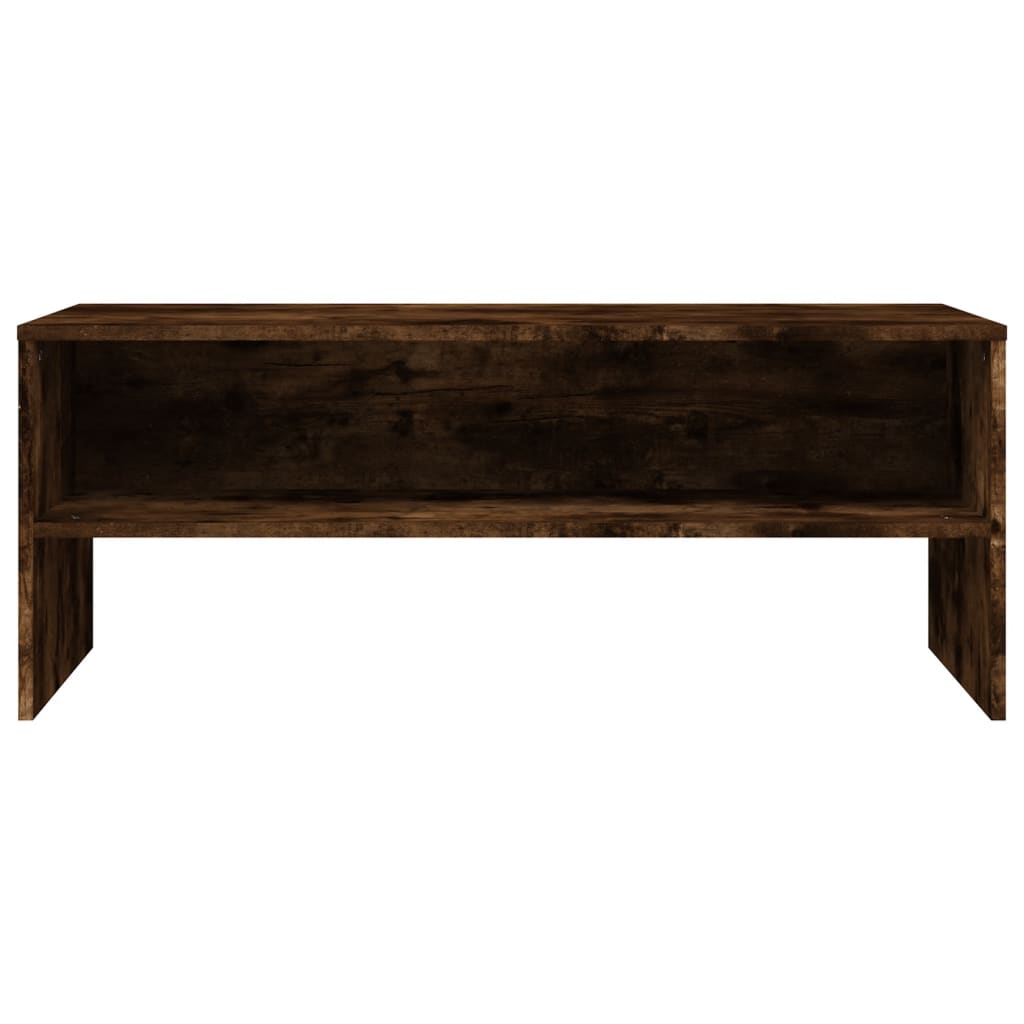 TV Cabinet Smoked Oak 100x40x40 cm Engineered Wood