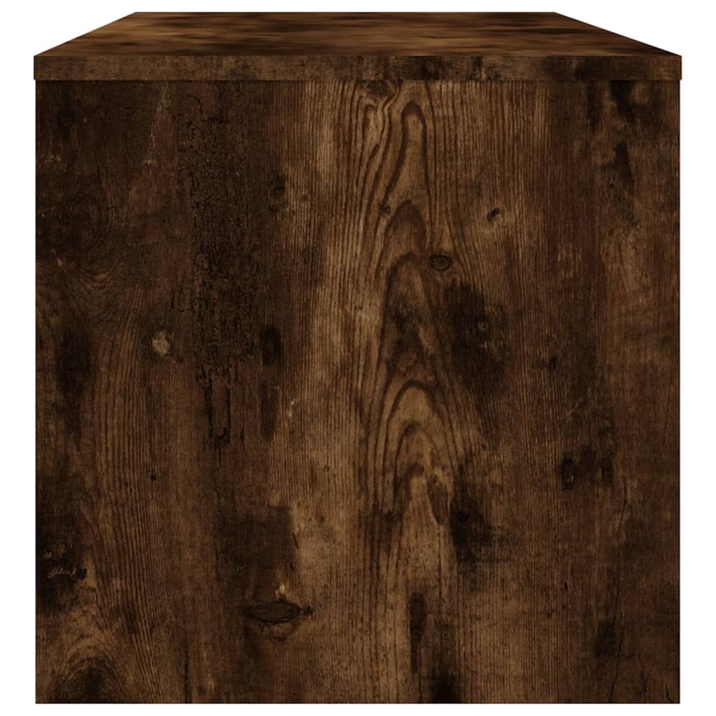TV Cabinet Smoked Oak 100x40x40 cm Engineered Wood