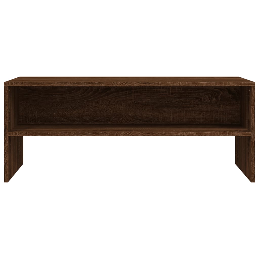TV Cabinet Brown Oak 100x40x40 cm Engineered Wood