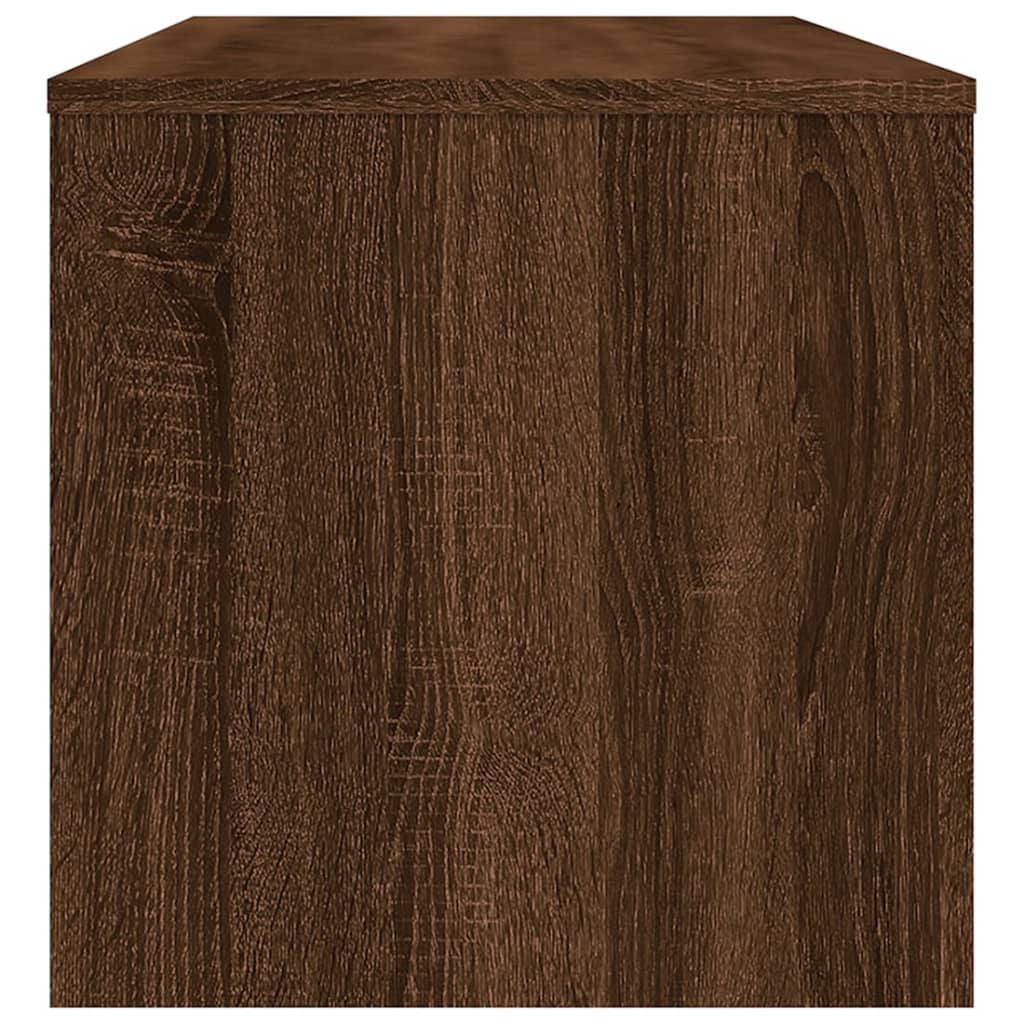 TV Cabinet Brown Oak 100x40x40 cm Engineered Wood