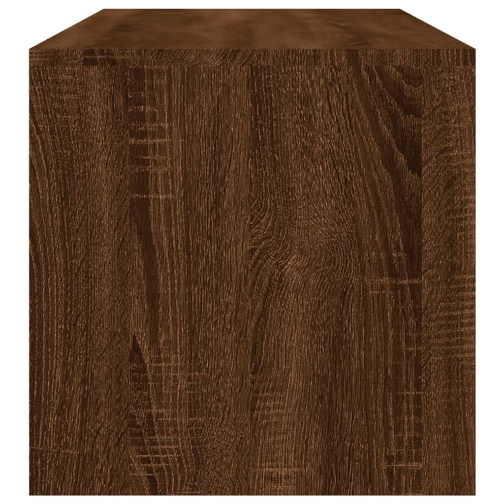 Coffee Table Brown Oak 100x40x40 cm Engineered Wood
