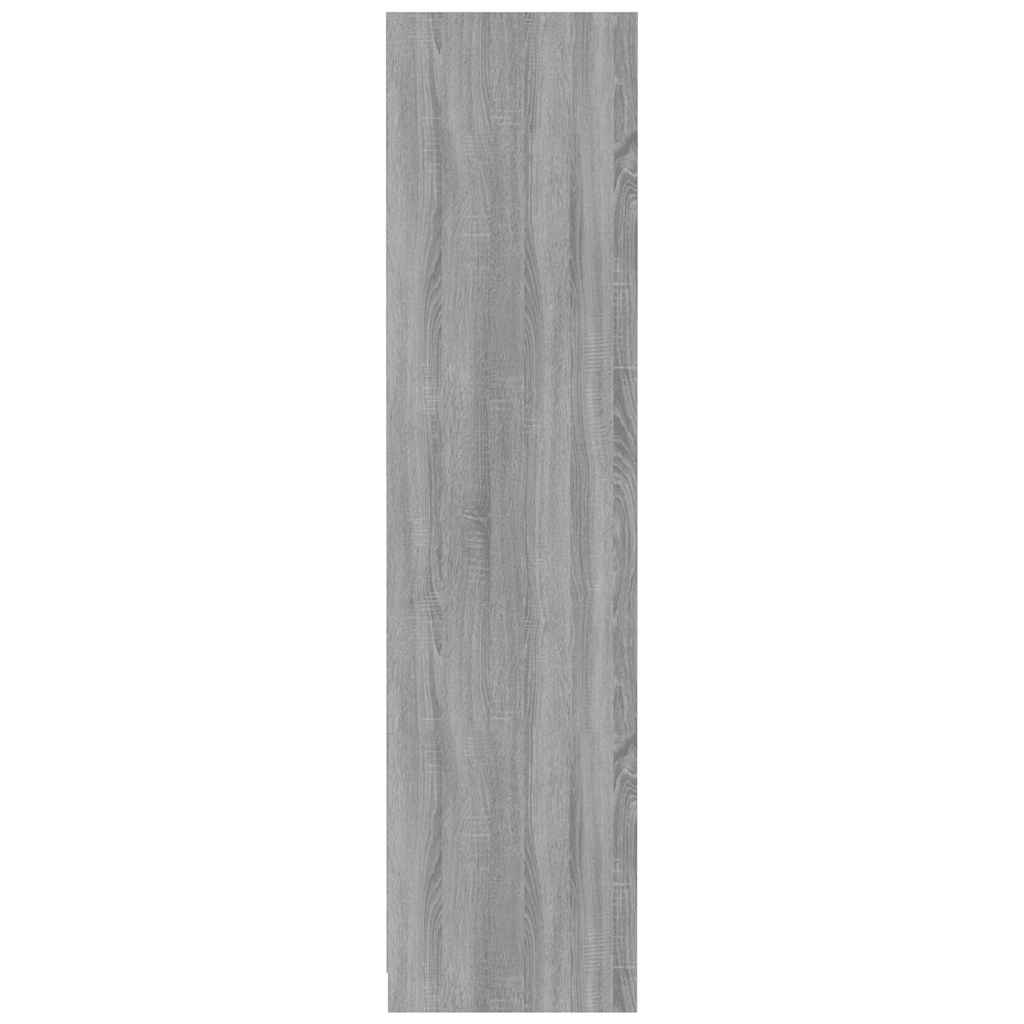Modern Wooden Open Bedroom Wardrobe With Hanging Clothes Rail & Storage Drawers