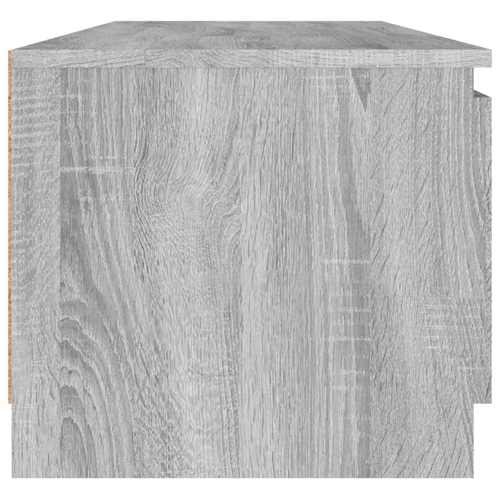 Modern Wooden 55 Inch TV Tele Stand Unit Cabinet With 2 Doors & Open Storage