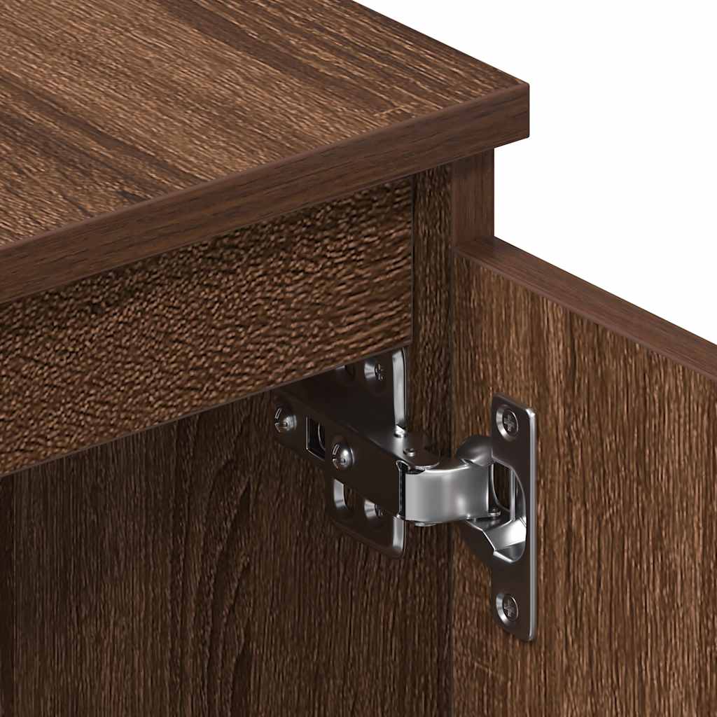 Modern Wooden 55 Inch TV Tele Stand Unit Cabinet With 2 Doors & Open Storage