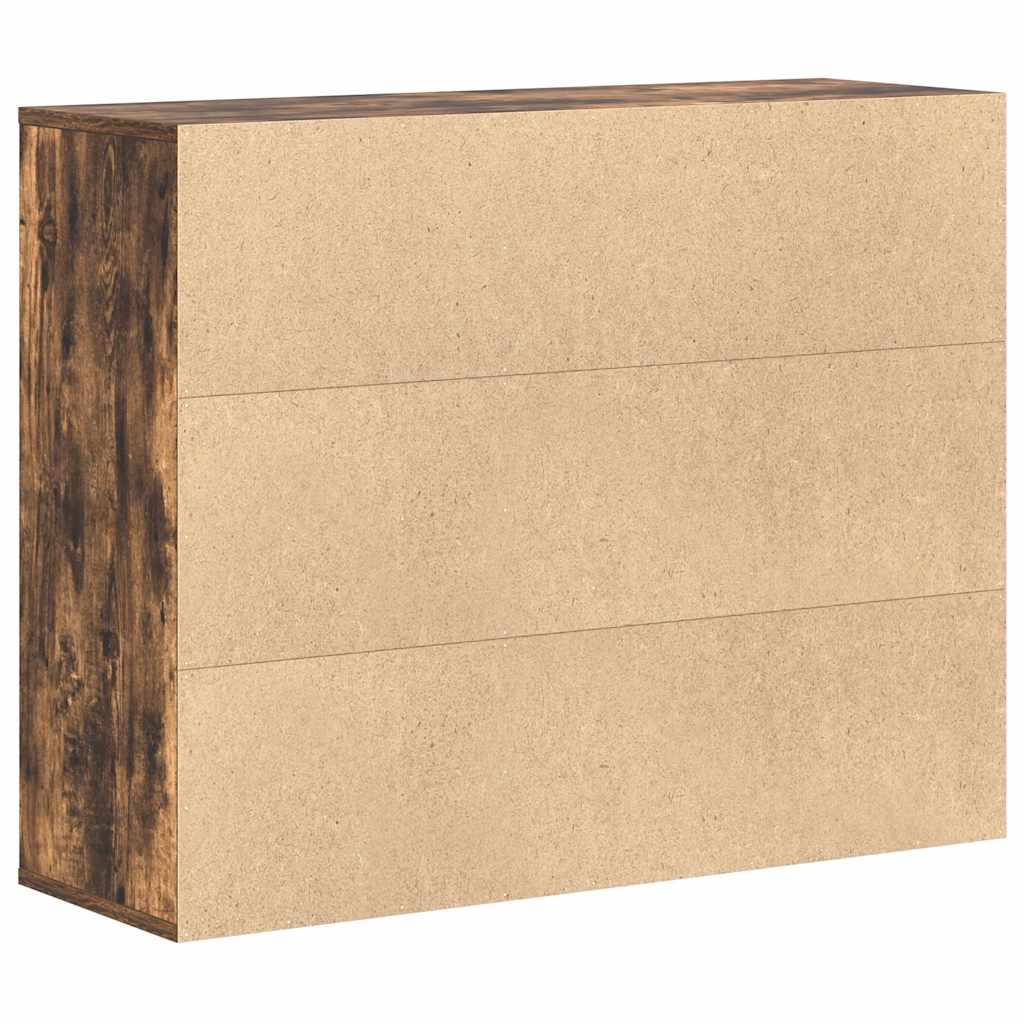 Modern Wooden Sideboard Storage Cabinet Unit With 3 Doors & Drawer Wood