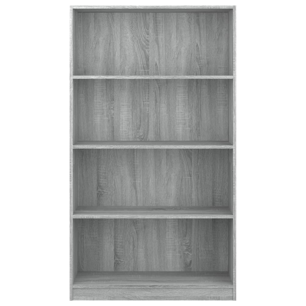 Modern Wooden 4-Tier Open Bookcase Book Storage Cabinet Unit Shelving Wood