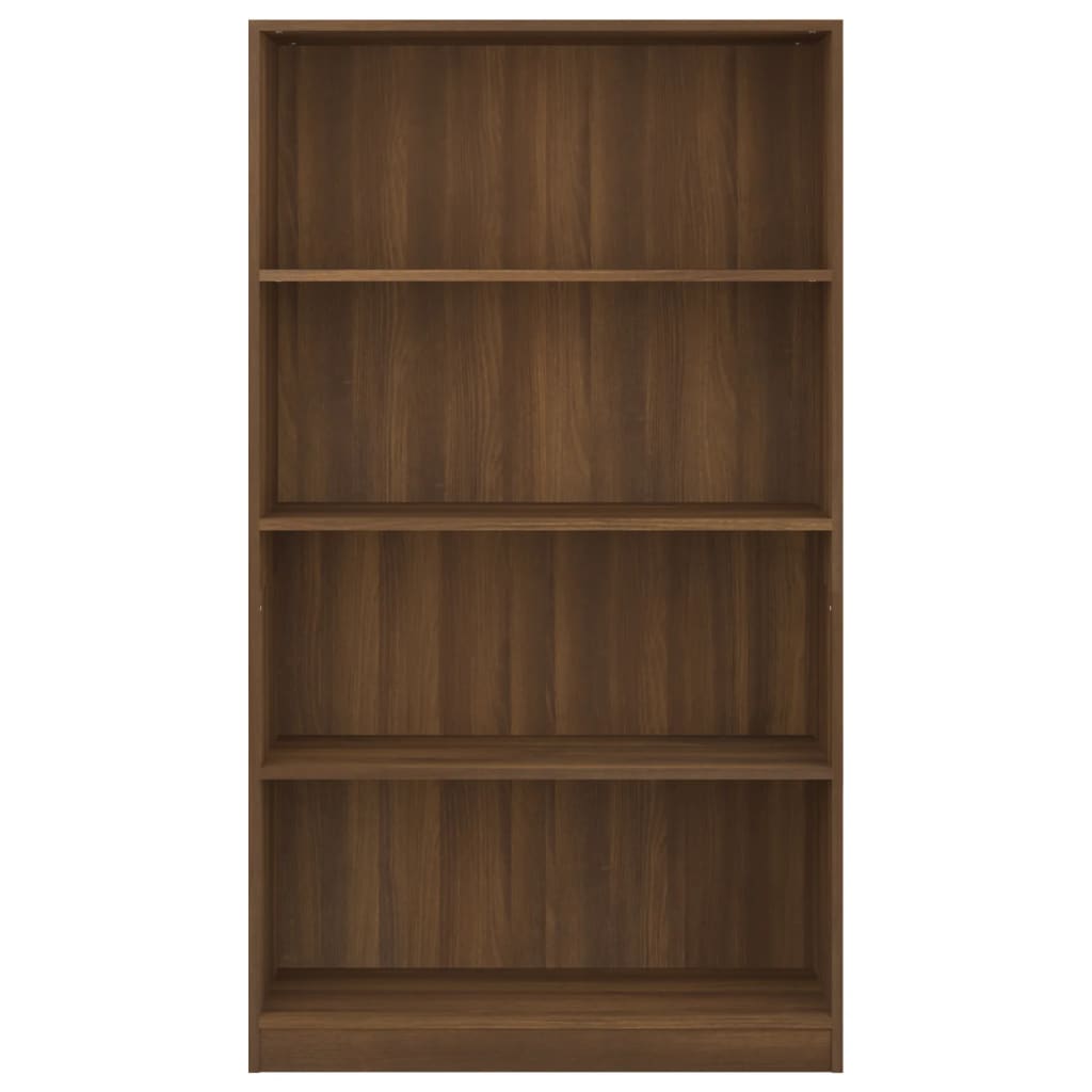 Modern Wooden 4-Tier Open Bookcase Book Storage Cabinet Unit Shelving Wood