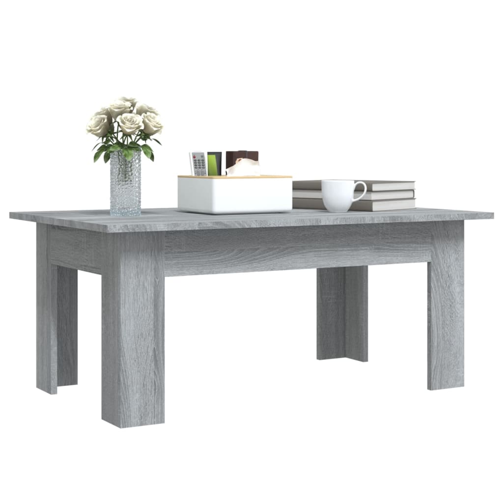 Coffee Table Grey Sonoma 100x60x42 cm Engineered Wood