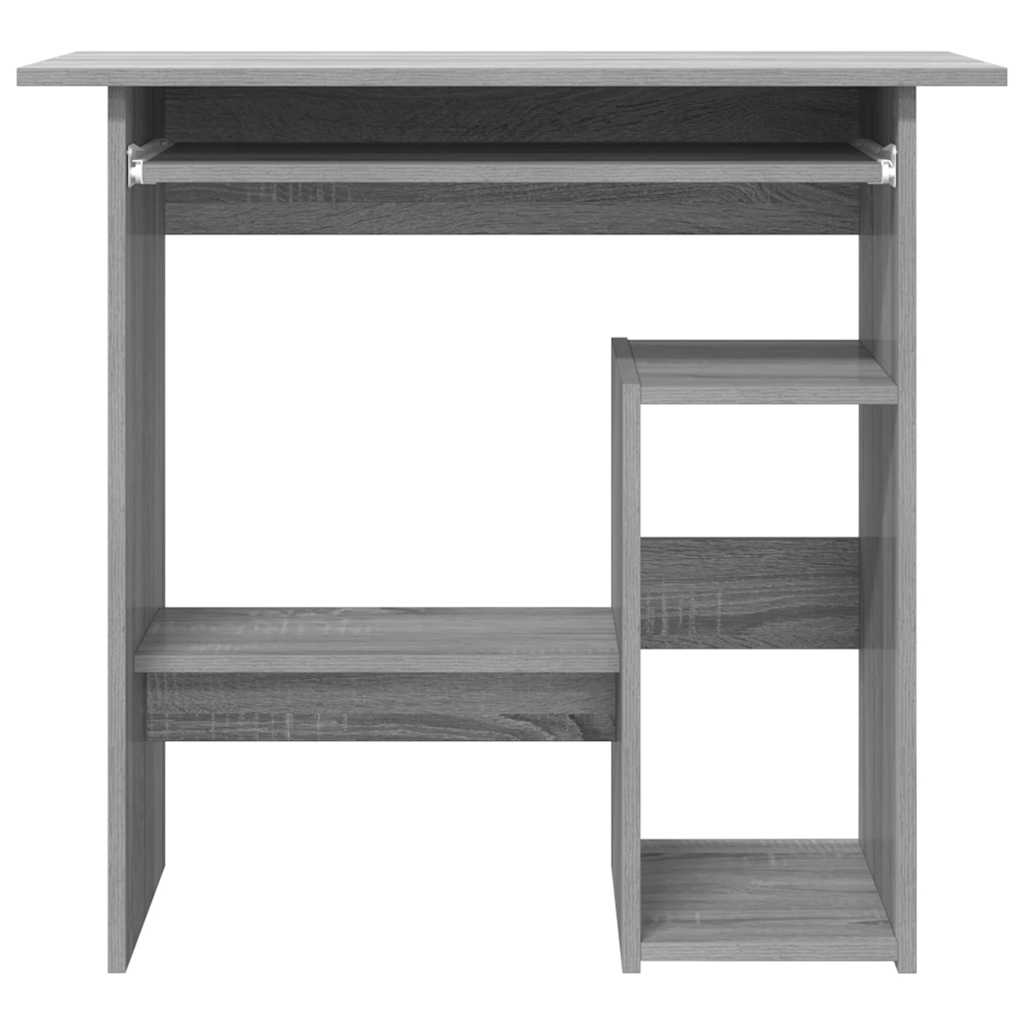 Modern Wooden Home Office Computer Desk Table With Keyboard Tray Storage