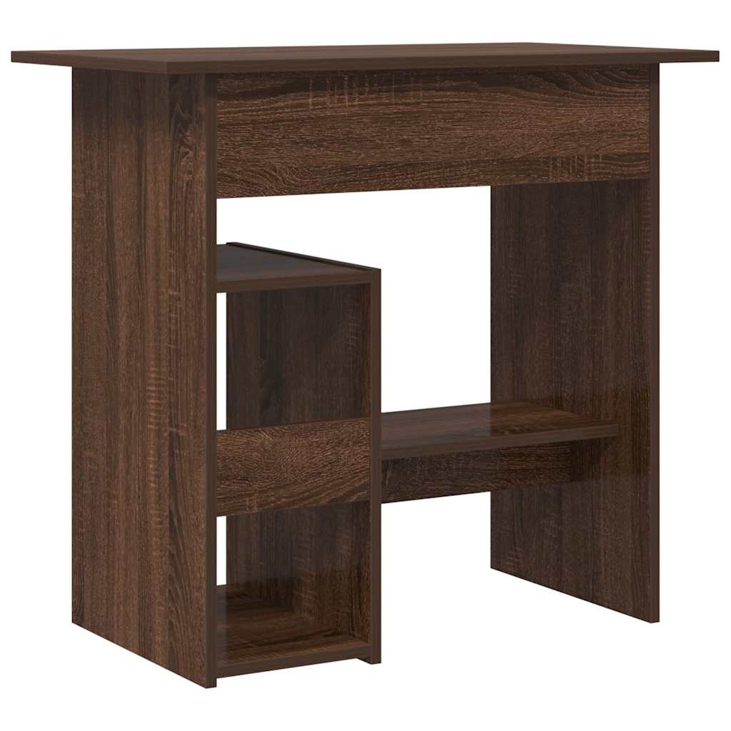Modern Wooden Home Office Computer Desk Table With Keyboard Tray Storage