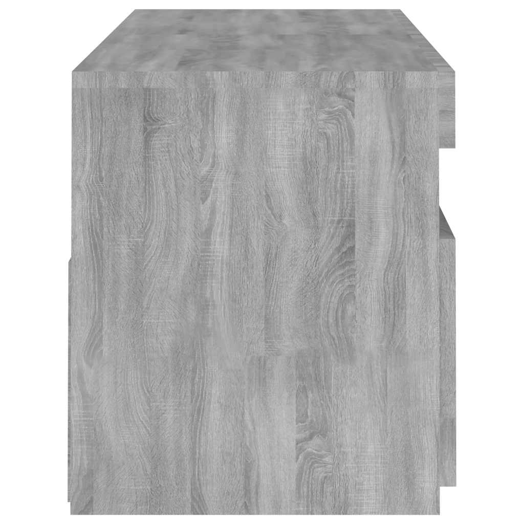 Modern Wooden TV Tele Stand Media Unit Cabinet With Storage & LED Lights Wood