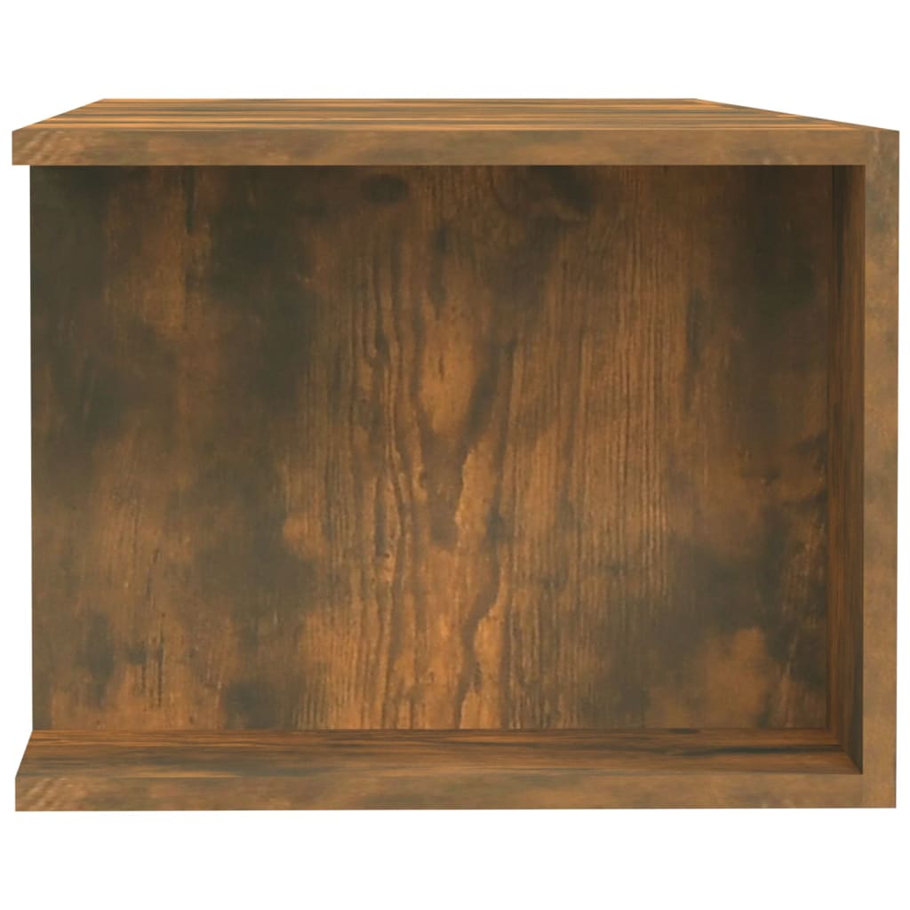 Modern Wooden TV Tele Stand Media Unit Cabinet With LED Lights & Storage Shelves