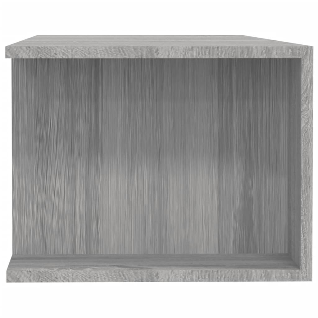 Modern Wooden TV Tele Stand Media Unit Cabinet With LED Lights & Storage Shelves