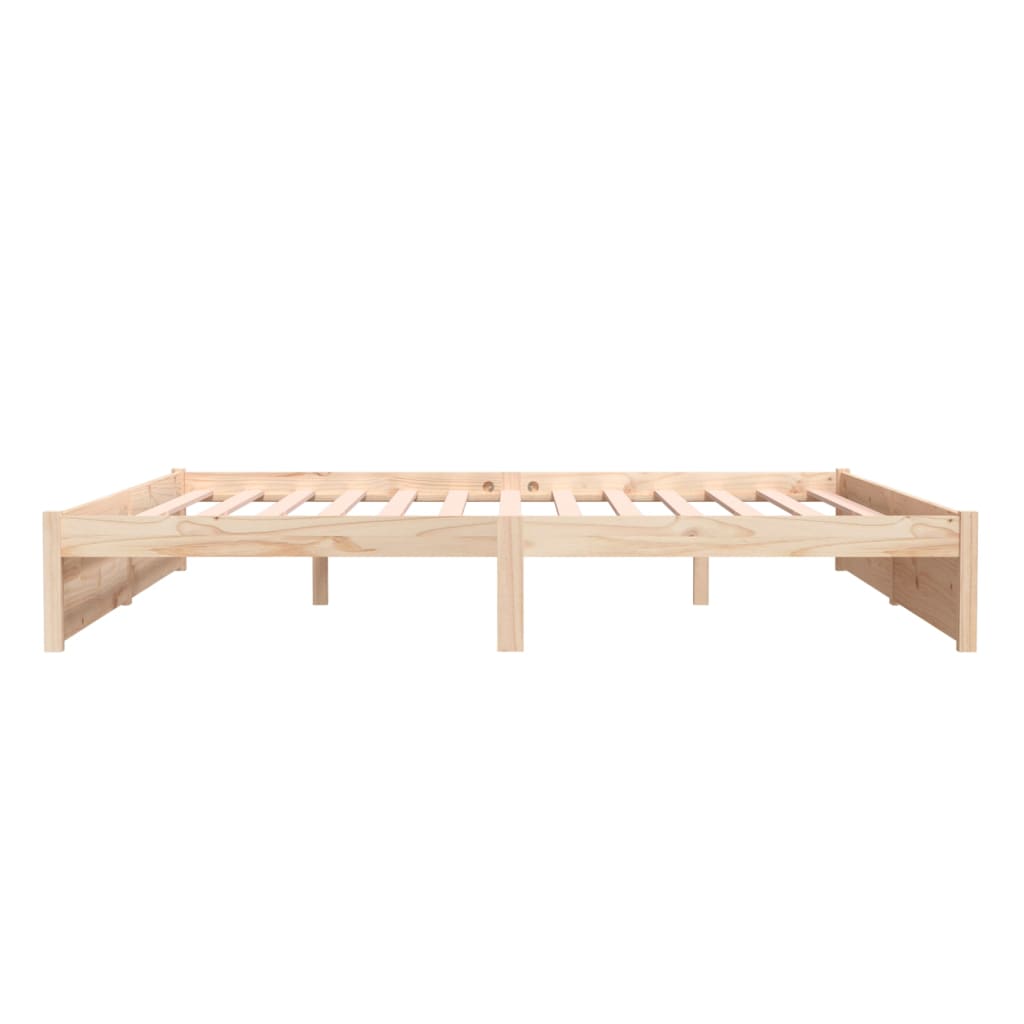 Bed Frame without Mattress Solid Wood 200x200 cm