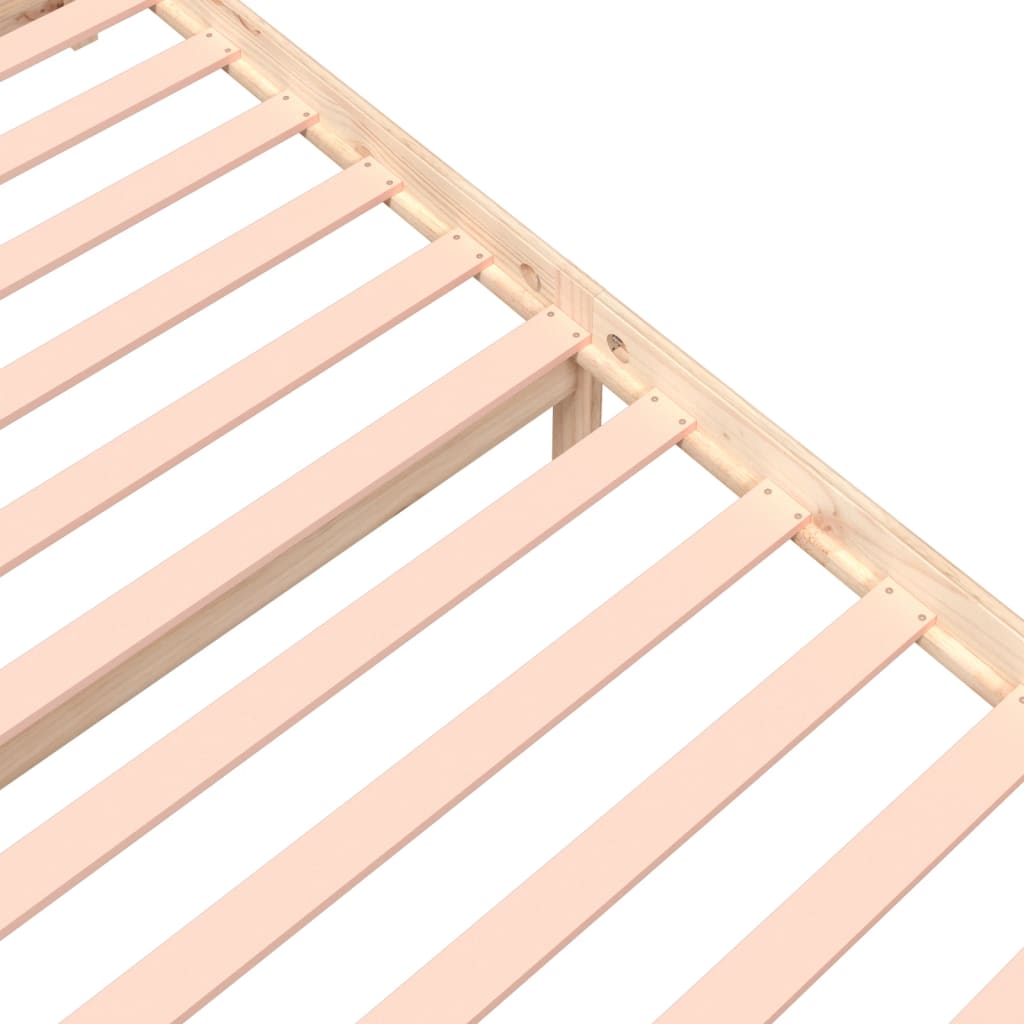 Bed Frame without Mattress Solid Wood 200x200 cm