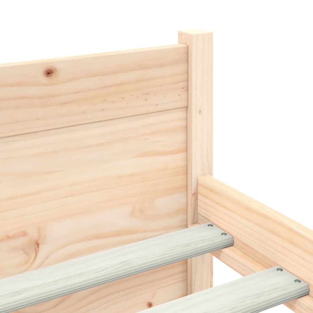 Bed Frame without Mattress Solid Wood 180x200 cm Super King Super King Size