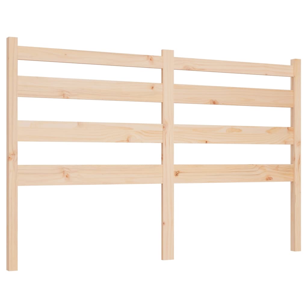 Bed Headboard 126x4x100 cm Solid Wood Pine