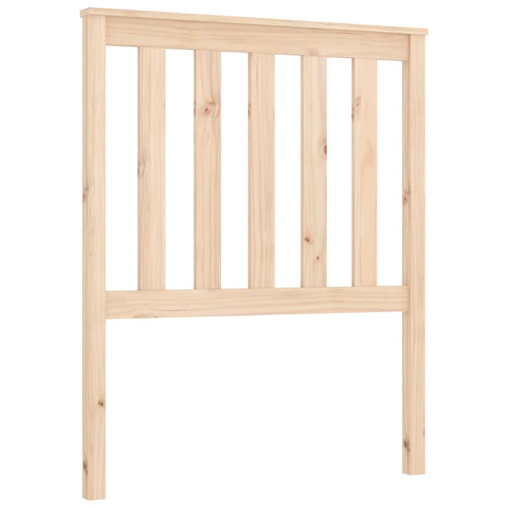 Bed Headboard 81x6x101 cm Solid Wood Pine