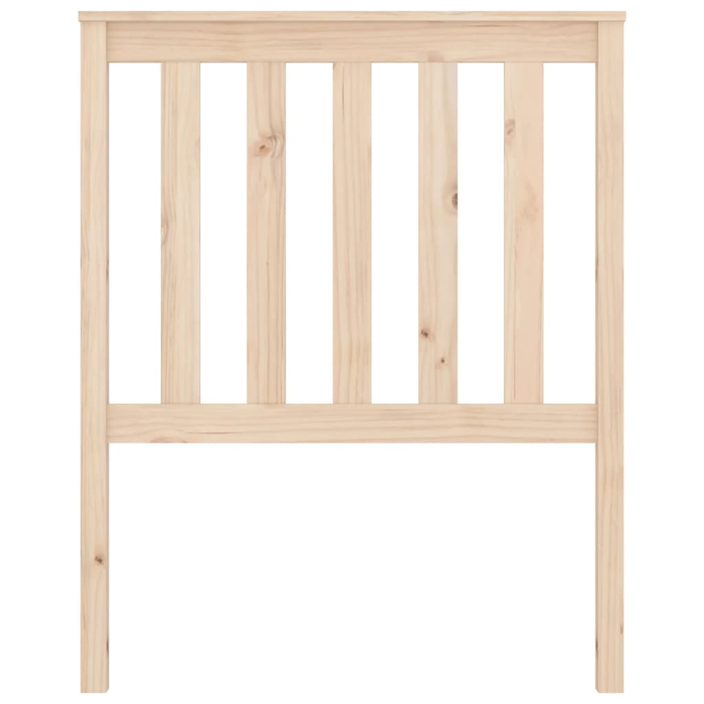 Bed Headboard 81x6x101 cm Solid Wood Pine