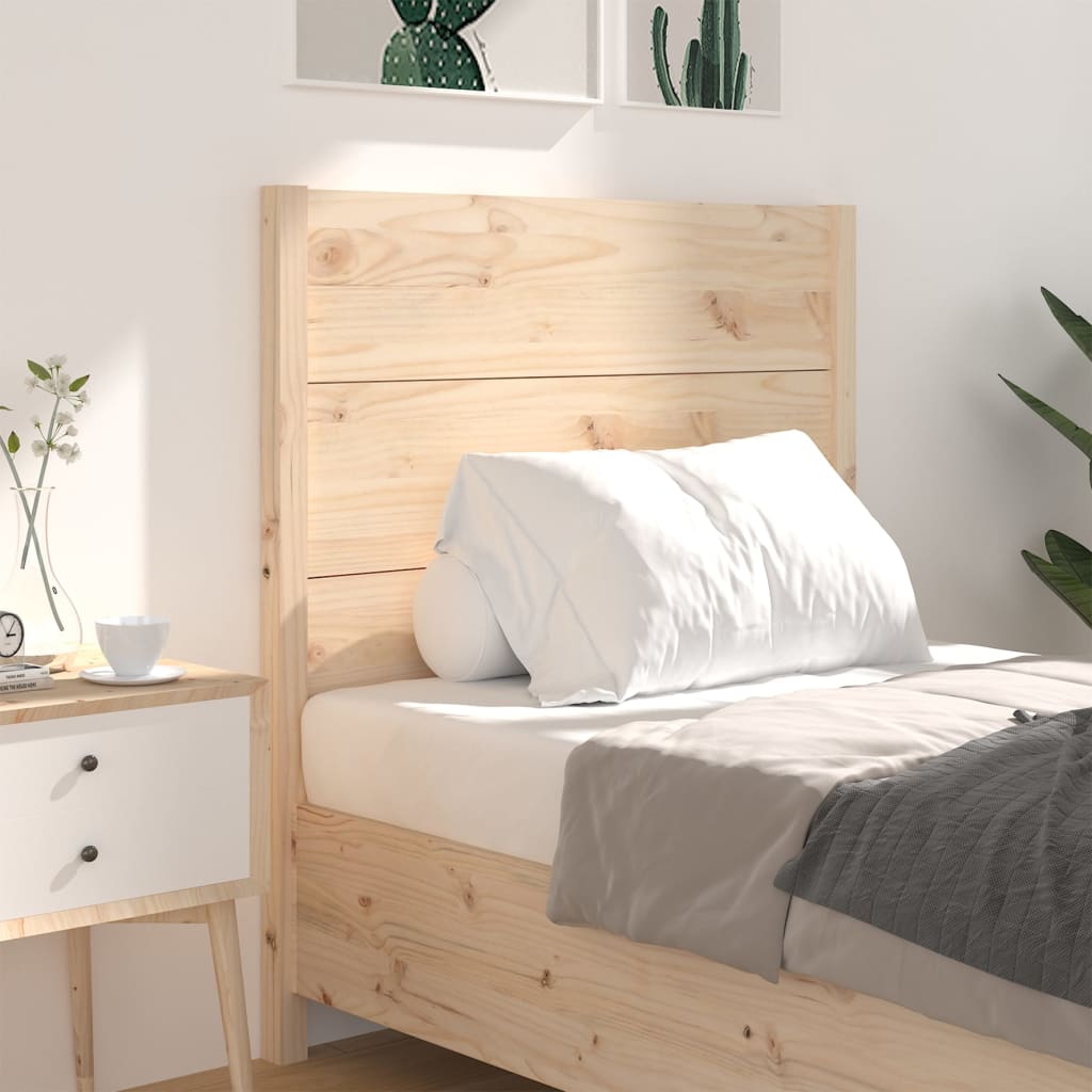 Headboard 106x4x100 cm Solid Wood Pine