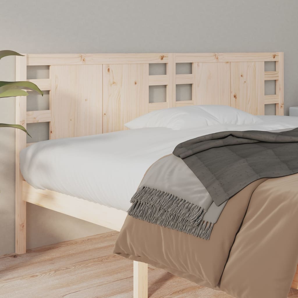 Headboard 141x4x100 cm Solid Wood Pine