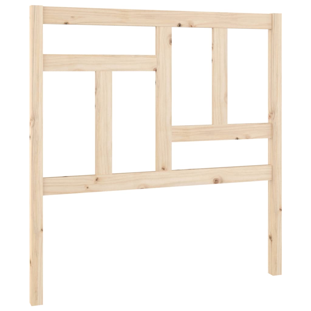 Bed Headboard 80.5x4x100 cm Solid Wood Pine