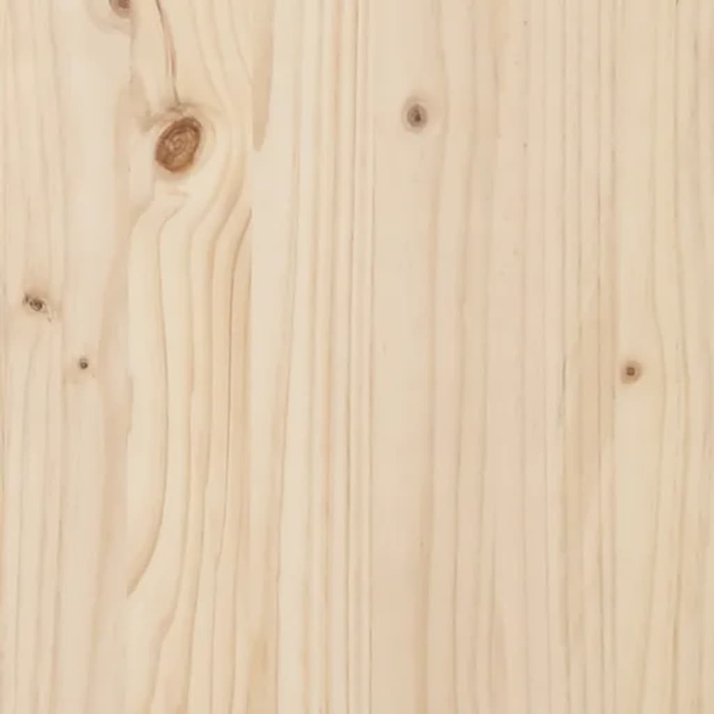Bed Headboard 145.5x4x100 cm Solid Wood Pine