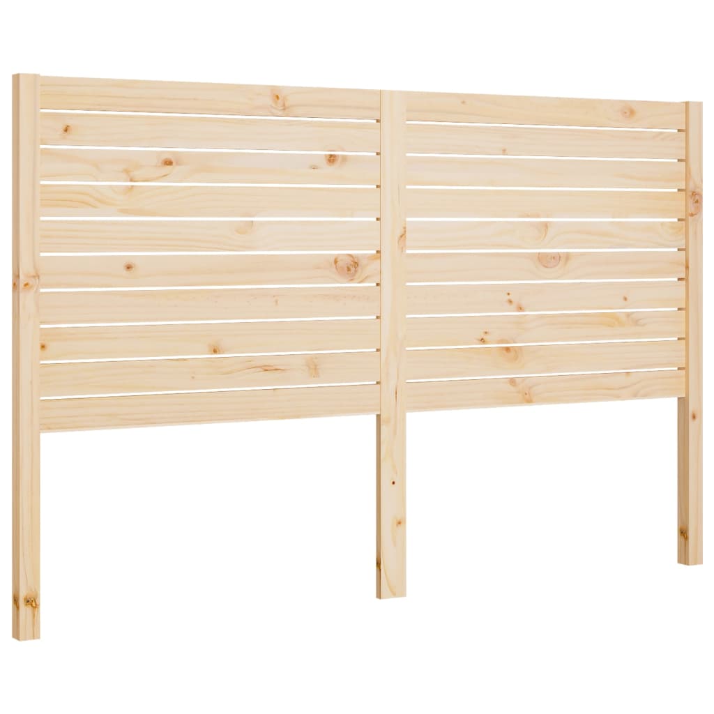 Bed Headboard 166x4x100 cm Solid Wood Pine