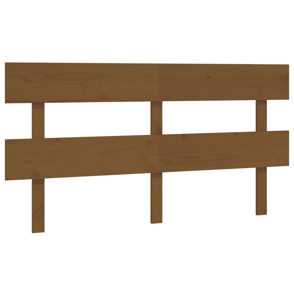 Bed Headboard Honey Brown 154x3x81 cm Solid Wood Pine