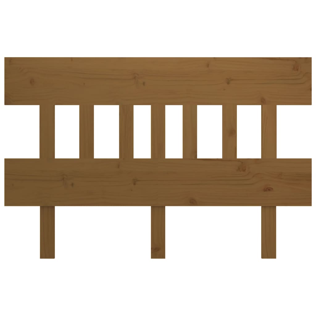 Bed Headboard Honey Brown 153.5x3x81 cm Solid Wood Pine