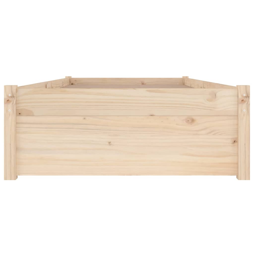 Bed Frame without Mattress with Drawers Single